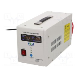 1 pcs x VOLT POLSKA - SINUSPRO-1000E - Converter: DC/AC, 700W, Uout: 230VAC, Out: mains 230V, 0÷40°C, 12V
