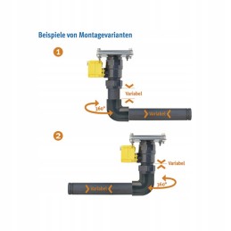 Electric lily water drain valve 12v 40mm