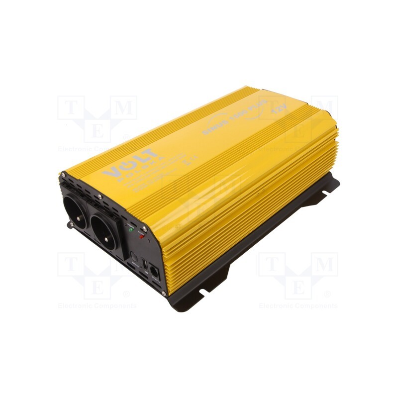 1 pcs x VOLT POLSKA - 3SIR150012 - Converter: DC/AC, 1000W, Uout: 230VAC, 11÷15VDC, Ppeak: 1500W, 12V