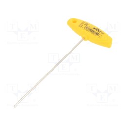 1 pcs x WIHA - 2802 - Wrench, inch,hex key, HEX 3/32', Overall len: 176mm