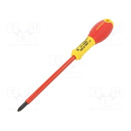 1 pcs x STANLEY - 0-65-416 - Screwdriver, Phillips, insulated, PH2, FATMAX®, 125mm, 1kVAC