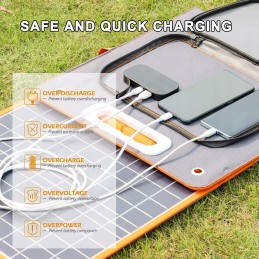 Solar panel battery usb dc charger tent for camping and traveling