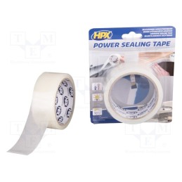 1 rol x HPX - PS3802 - Tape: sealing, W: 38mm, L: 1.5m, Thk: 1000um, transparent, acrylic