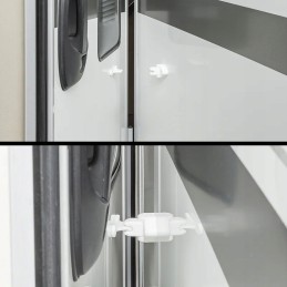 Camper trailer door lock