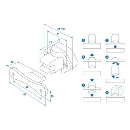 Camper trailer door lock