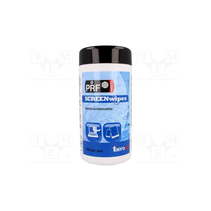 1 pcg x PRF - SCREEN WIPES 100PCS - Cleaning cloth: cloth, 100pcs, 140x140mm, cleaning, presaturated