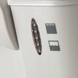 Portable chemical toilet for camper 972 dometic