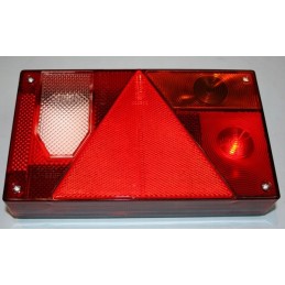 Tourist lamp combined with a reversing light