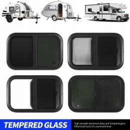 Sliding window for a 75 40 cm caravan