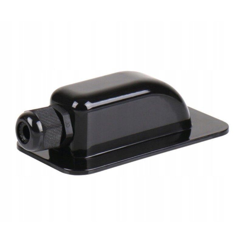 Single black solar roof adapter