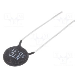 10 pcs x SR PASSIVES - NTCS-12-3R-5 - NTC thermistor, 3Ω, 12.5mm, -55÷200°C, THT