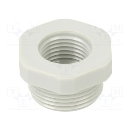 1 pcs x OBO BETTERMANN - 107 R PG16- 9 PA - Reduction of threads for glands, Int.thread: PG9, polyamide