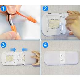Ceiling lamp, car interior lighting, 900 lm, 3 color temperatures
