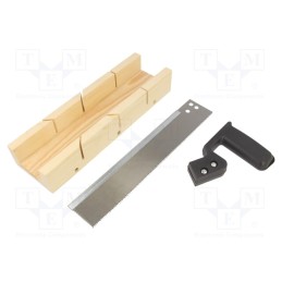 1 pcs x PG TOOLS - PGT661 - Mitre box, Kit: woodcutting saw, 50mm