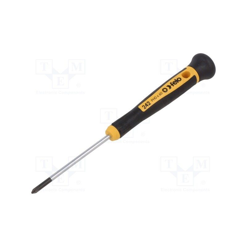 1 pcs x FELO - 242 001 50 - Screwdriver, Phillips, precision, PH0