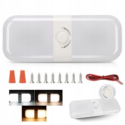 Camper van interior ceiling light