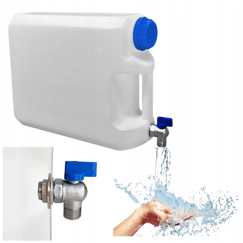 Water container 20l banka canister with tap hq