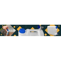 Water container 20l banka canister with tap hq