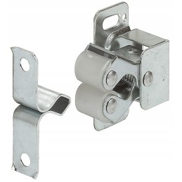 Latch lock roller cabinet drawer lock