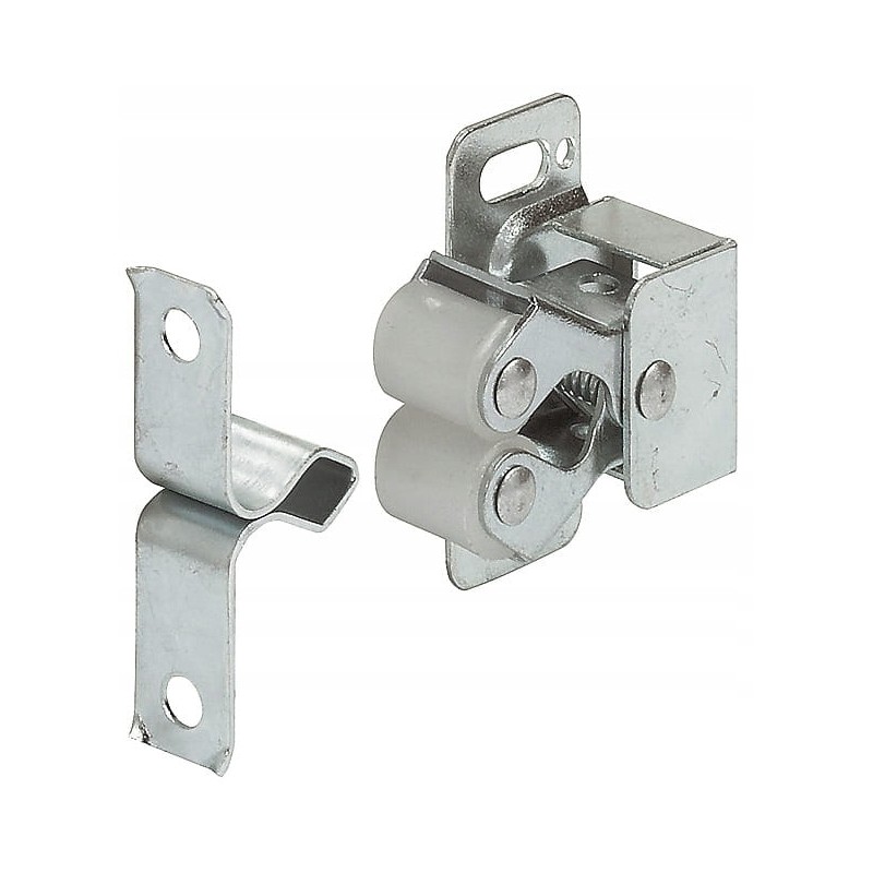 Latch lock roller cabinet drawer lock