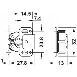 Latch lock roller cabinet drawer lock