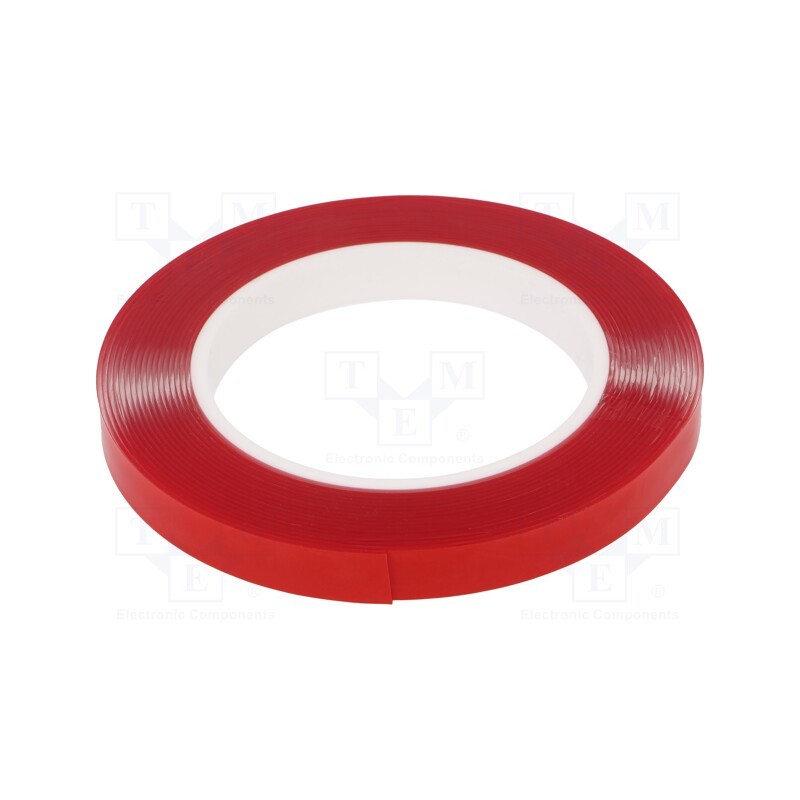 1 rol x - 7010 AKRYLOWA 1MM 12MM-5.5M - Tape: fixing, W: 12mm, L: 5.5m, Thk: 1mm, double-sided, acrylic