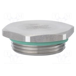 1 pcs x HUMMEL - 1.198.1600.50 - Stopper, M16, 1.5, IP68, brass, Plating: nickel, V-Ms-FKM-Ex