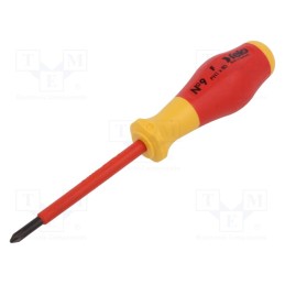 1 pcs x FELO - 914 102 90 - Screwdriver, insulated, Phillips, PH1