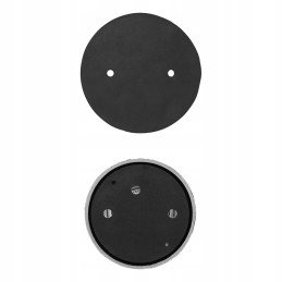 White round position lamp, 70mm, retro style