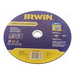 1 pcs x IRWIN - IW8082143 - Cutting wheel, Ø: 230mm, Øhole: 22.23mm, metal,steel