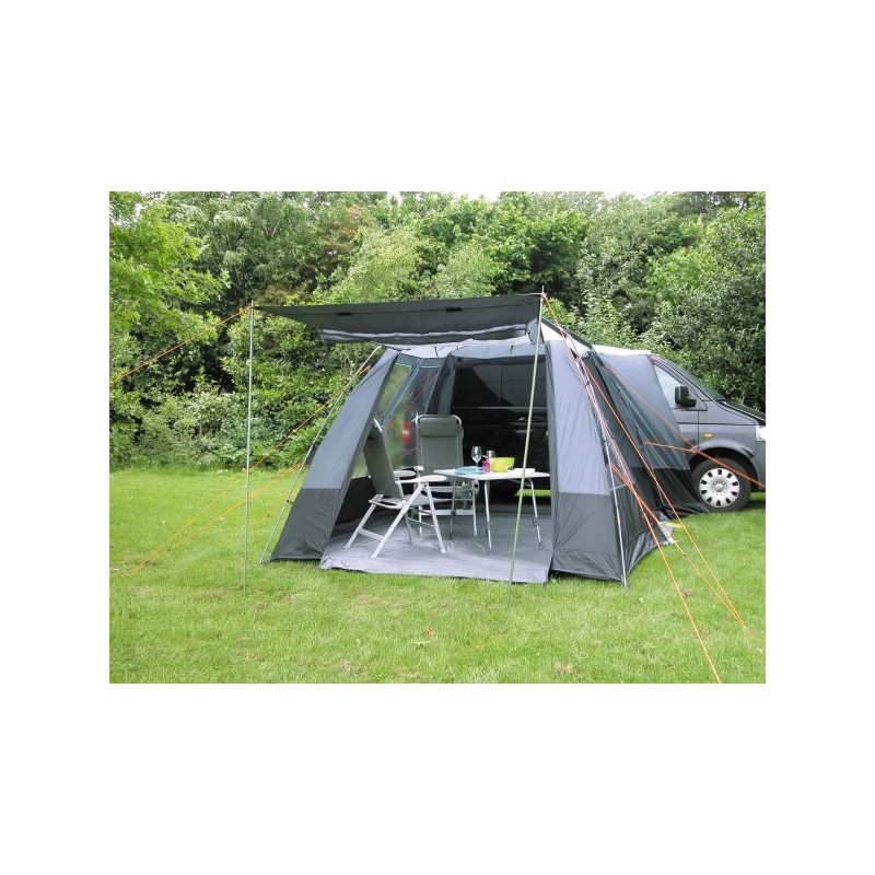 Vestibule tent for Hockenheim bus Eurotrail in WA