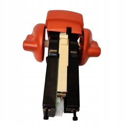 Travel controller, control head of the drawbar of a Linda forklift