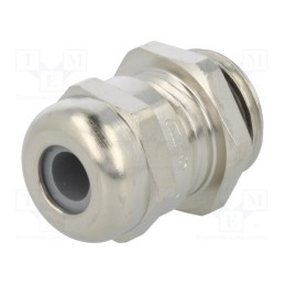 1 pcs x HUMMEL - 1.609.1600.51 - Cable gland, M16, 1.5, IP68, brass, Body plating: nickel