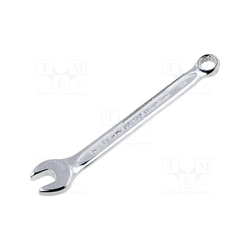 1 pcs x BAHCO - 111M-7 - Wrench, combination spanner, 7mm, Overall len: 110mm, tool steel