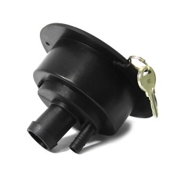 Lockable water filler for a motorhome yacht