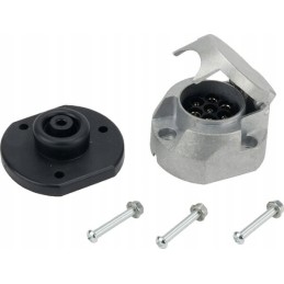 Socket with 7 contacts, metal LA403092