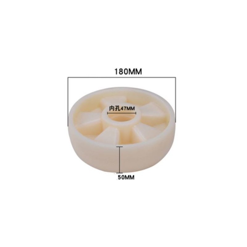 180x50 47x15 20 wheels polyamide pallet truck