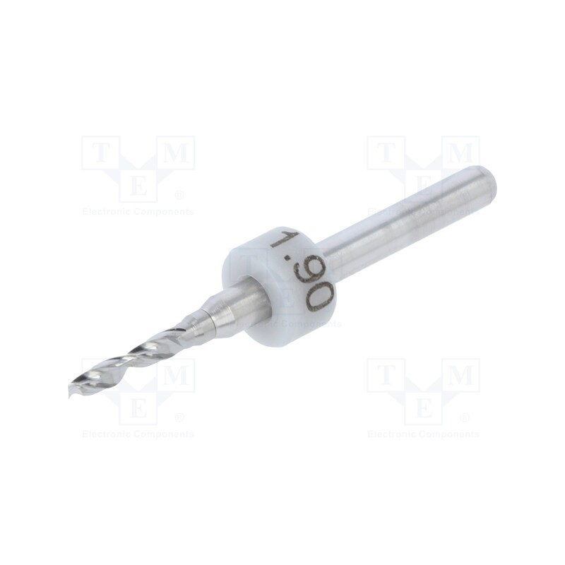 1 pcs x BUNGARD - 81019 - Drill bit, Ø: 1.9mm, carbon steel, PCB, 1/8' (3,175mm)