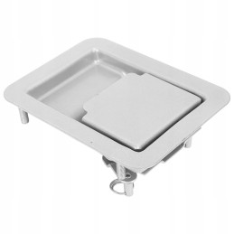 Entrance door lock for rv trailer