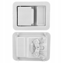 Entrance door lock for rv trailer