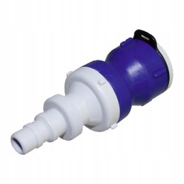 Uniquick check valve with 12 mm threaded nozzle