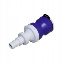 Uniquick check valve with 12 mm threaded nozzle