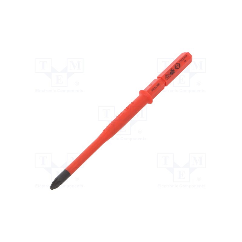 1 pcs x C.K - T4925PZ2 - Interchangeable blade, Pozidriv®, insulated, PZ2, 150mm, T4925