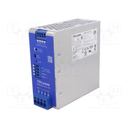 1 pcs x TDK-LAMBDA - DRB120-24-3-A1 - Power supply: switched-mode, for DIN rail, 120W, 24VDC, 5A, 89÷91%