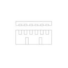 1 pcs : RCLAMP0506T.TCT - TVS Diodes / ESD Suppressors 6-LINE ESD Protection