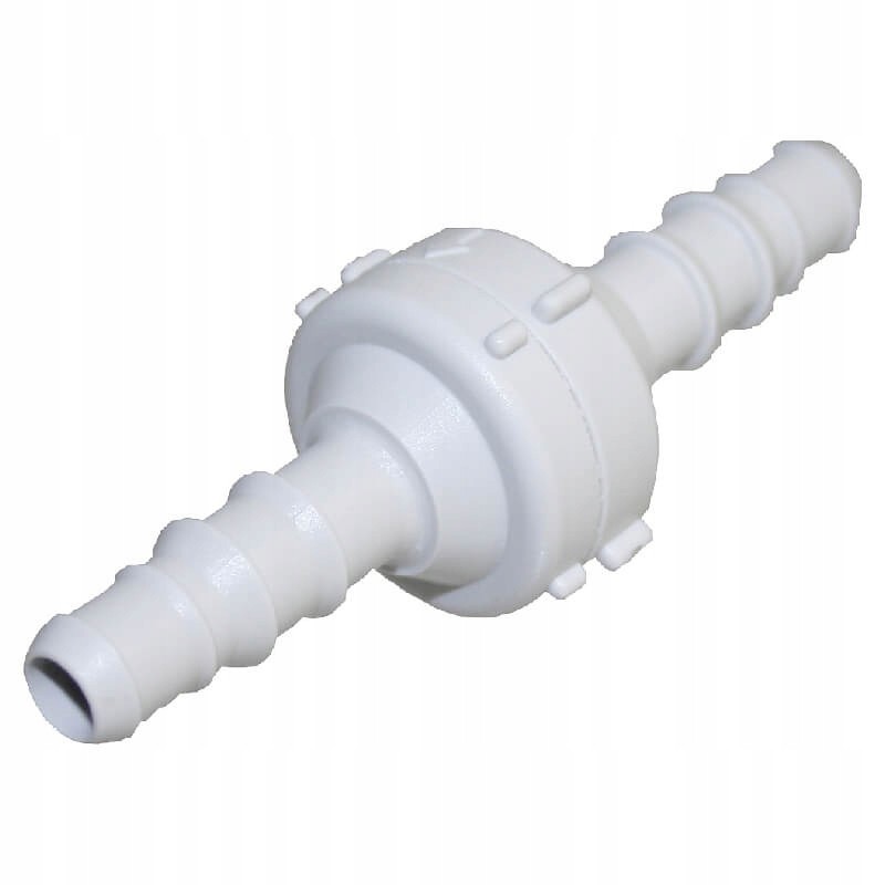 Check valve with two standard 12 mm nozzles