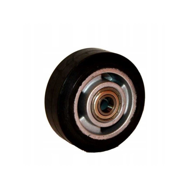 100x40 45 15 aluminum wheel, rubber, load capacity 100 kg