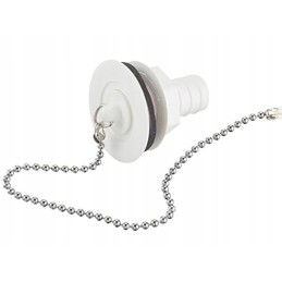 Drain for the washbasin in the trailer 3 4 straight, white