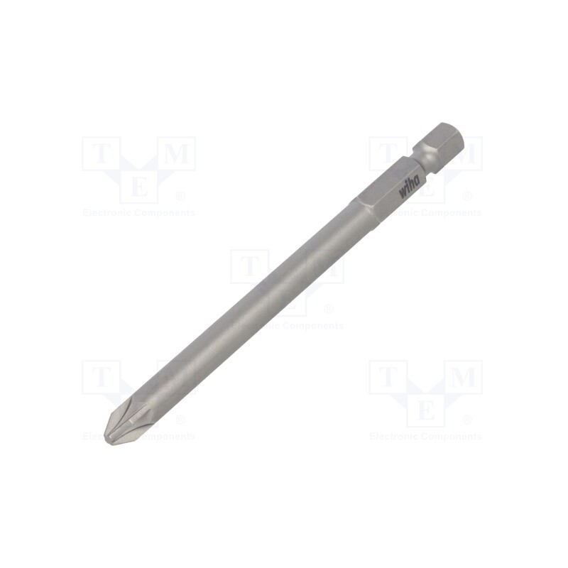 1 pcs x WIHA - 1812 - Screwdriver bit, Pozidriv®, PZ2, Overall len: 90mm, PROFESSIONAL