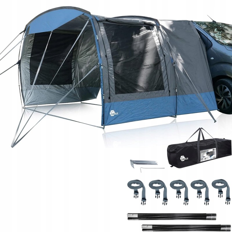 Vestibule tent roofing for a camper van 3 2 m